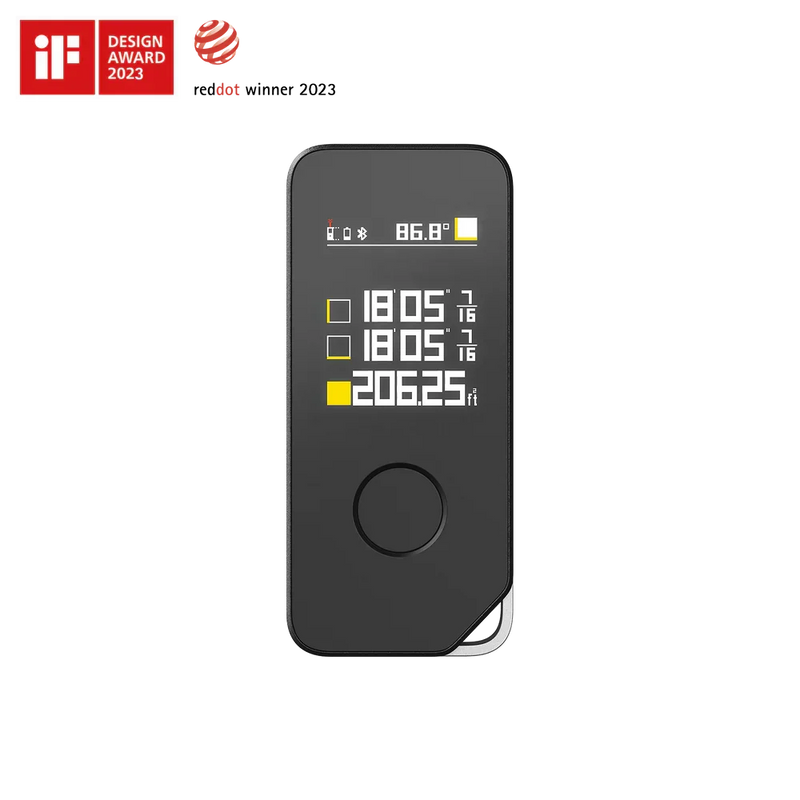 HOTO Laser Measure Pro – Smart Digital Laser Distance Meter (Up to 50 m/164 ft), Bluetooth App Sync, 5 Measuring Modes, USB-C Rechargeable - Hoto India