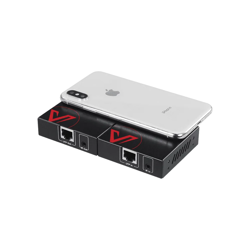 AV Access HDEX40-L 1080P HDMI Extender Kit, 50m/164ft HDMI Balun over Cat5e/6a/7, IR Control, PoC, EQ Switch