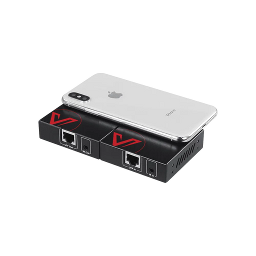 AV Access HDEX40-L 1080P HDMI Extender Kit, 50m/164ft HDMI Balun over Cat5e/6a/7, IR Control, PoC, EQ Switch