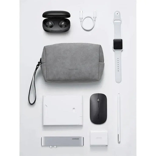 UGREEN Electronics Accessories Storage Bag with Lanyard (Gray)(80520) TeckPot