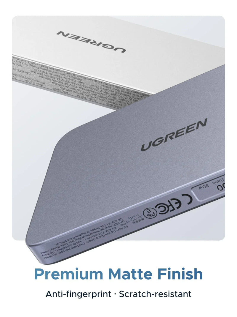 UGREEN MagFlow Air 75982 10000mAh Qi2 magnetic power bank premium matte finish