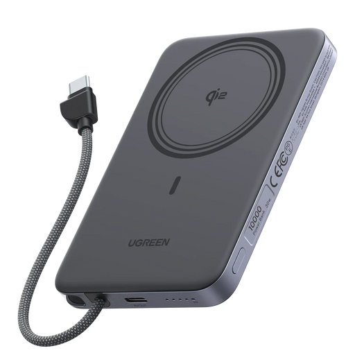 UGREEN MagFlow Air 75982 10000mAh Qi2 magnetic power bank 