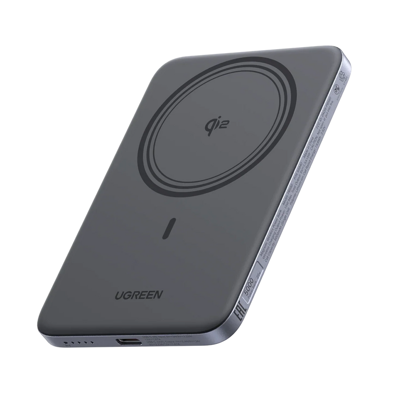 UGREEN MagFlow Air 75984B 5000mAh magnetic power bank, space grey, 