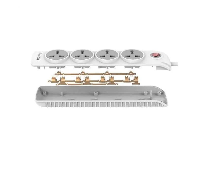 Huntkey Szn401 4 Outlets Power Extension Cord 1.8m Surge Protector Universal Power Strip Huntkey