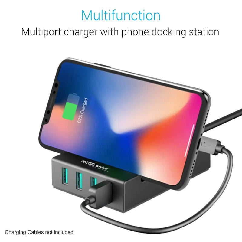 Portronics Q- charger 6.0A' QC Charger with 4 USB Ports TeckPot