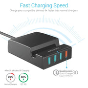 Portronics Q- charger 6.0A' QC Charger with 4 USB Ports TeckPot
