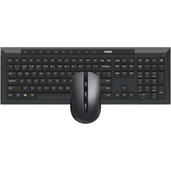 Rapoo 8210M Multi-mode Wireless Keyboard & Mouse Combo