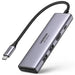 UGREEN USB-C 7-in-1 Multifunctional Adapter HDMI 2 USB-C 3.2 USB-A 3.2 SD/TF Card Reader 100W PD Hub Dock (45521) Ugreen