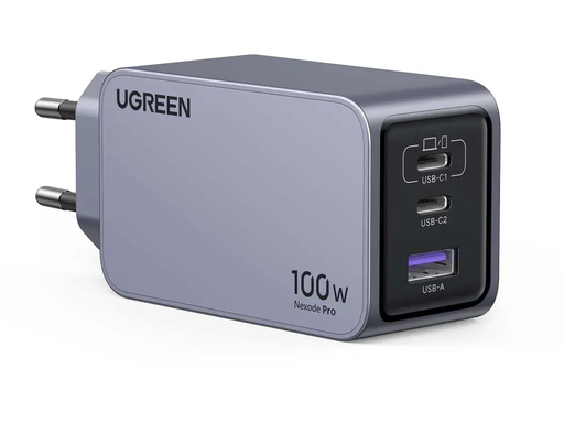 UGREEN Nexode Pro 100W GaN Charger 3-Port PD Fast Charger MacBook iPhone iPad Laptop USB-C Wall Charger Desktop 25874 Ugreen