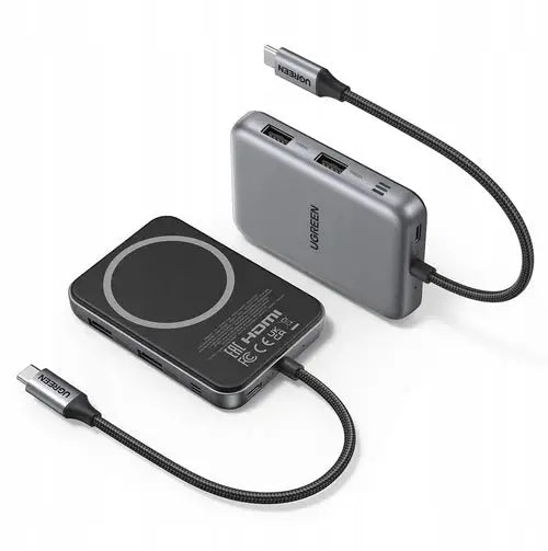 UGREEN Magnetic 7-in-1 USB-C Hub (Model 65759) — 4K@60Hz HDMI, 10Gbps USB Data, SD/TF Reader & 100W PD Charging TeckPot