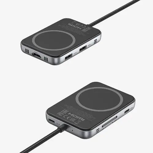 UGREEN Magnetic 7-in-1 USB-C Hub (Model 65759) — 4K@60Hz HDMI, 10Gbps USB Data, SD/TF Reader & 100W PD Charging TeckPot