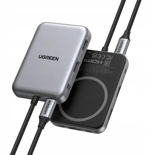 UGREEN Magnetic 7-in-1 USB-C Hub (Model 65759) — 4K@60Hz HDMI, 10Gbps USB Data, SD/TF Reader & 100W PD Charging TeckPot
