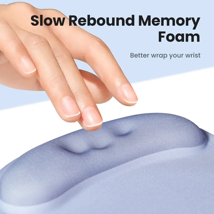 UGREEN Ergonomic Mouse Pad Wrist Rest Support Slow Rebound Memory Foam Pain Relief Easy Glide Non-Slip Gaming Work (25245)