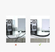 UGREEN Cable Management Sleeve 1.5M Wire Organizer Tube Cord Protector for Home Office Computer TV Setup Black Flexible (30818) Ugreen
