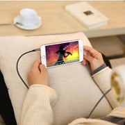 UGREEN 1M 3.5mm Male to Male Audio Cable 24K Gold Plated Aluminum Shell AUX Stereo Cable Car Headphone Speaker 10733 Ugreen