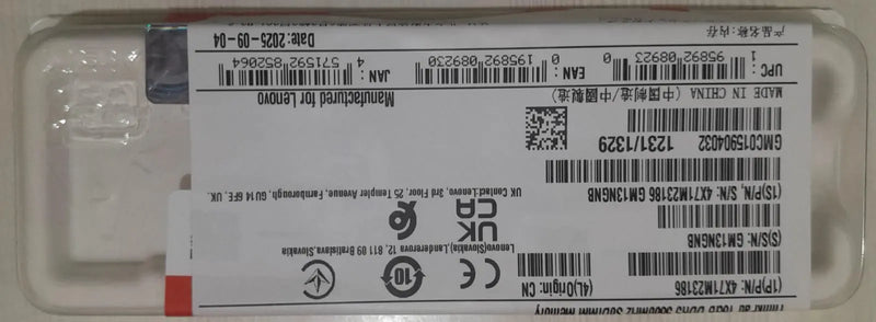 Lenovo ThinkPad 16GB DDR5 5600MHz SoDIMM Laptop Memory (4X71M23186) LENOVO