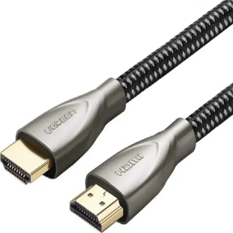 UGREEN 3M HDMI 2.0 Cable 4K@60Hz High Speed Braided Cord Carbon Fiber Connectors for PS5 Xbox Monitor TV Projector Laptop Black(50109) Ugreen