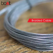 Boat USB 500 Micro USB 2.4A Cable For MobilesTablet & Smartphones,1.5m-Black BOAT
