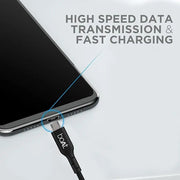 boAt para-Armour Micro USB cable 1.5 Meter- Black BOAT