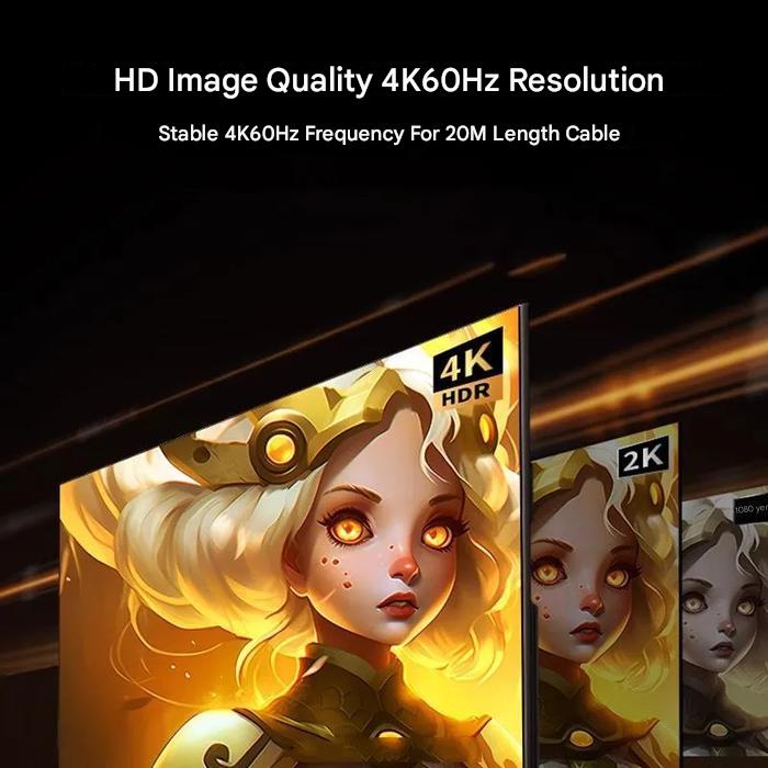 UGREEN HDMI 2.0 fibre optic AOC cable HD image quality at long distance