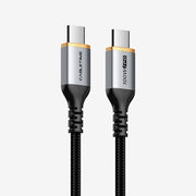 CABLETIME 100W Braided USB-C to USB-C Fast Charging Cable with E-Marker – product view 1 | CU03H/CU03L