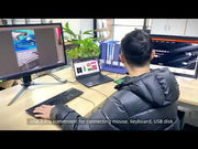 CABLETIME 4-in-1 USB-C to Dual HDMI MST Hub, 8K@30Hz and 100W PD – product image 2 | CB70G