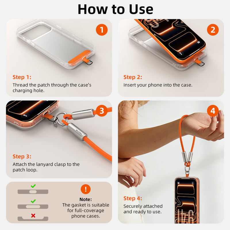 CABLETIME 60W USB-C Wrist-Lanyard Charging Cable, 480Mbps – product view 12 | CU46G