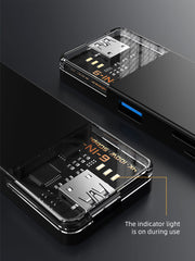 CABLETIME 6 In 1 USB Type C Multiport Hub with 4K HDMI 100W Power Delivery | CB04B