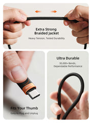 Official CABLETIME 60W USB-C cable CT-CM60-AOB1 view 6