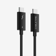 CABLETIME Intel-Certified Thunderbolt 4 USB-C Cable, 40Gbps, 100W, 8K@60Hz, 2.5m – product view 1 | CT40M