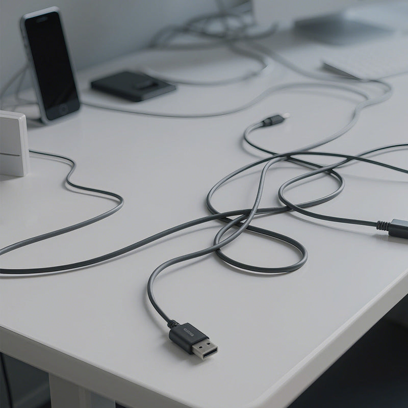 CABLETIME Magnetic-Coil USB4 Cable, 40Gbps, 240W, 8K@60Hz – feature detail 13 | CU4WH/CU4BH