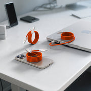 CABLETIME Magnetic-Coil USB4 Cable, 40Gbps, 240W, 8K@60Hz – feature detail 14 | CU4WH/CU4BH