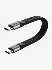 CABLETIME Short Flat USB4 Cable, 40Gbps, 240W and 8K@60Hz – product view 2 | CU45B