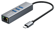 CABLETIME USB-C Hub with 3 USB 3.0 Ports and Gigabit Ethernet, 5Gbps – product image 1 | CB54G