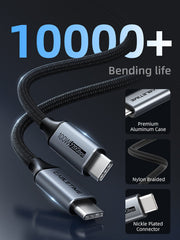 CABLETIME USB-C to USB-C Cable, 20Gbps, 100W, 4K@60Hz, Up to 5m – product view 7 | CU20E/CU20H/CU20J/CU20L/CU20N/CU20P