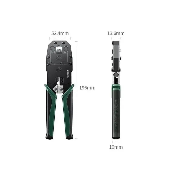 UGREEN RJ45 Crimping Tool NW304 (35971) – 3-in-1 Ethernet Cable Crimper, Cutter & Stripper for CAT5/CAT6/CAT7/CAT8 TeckPot