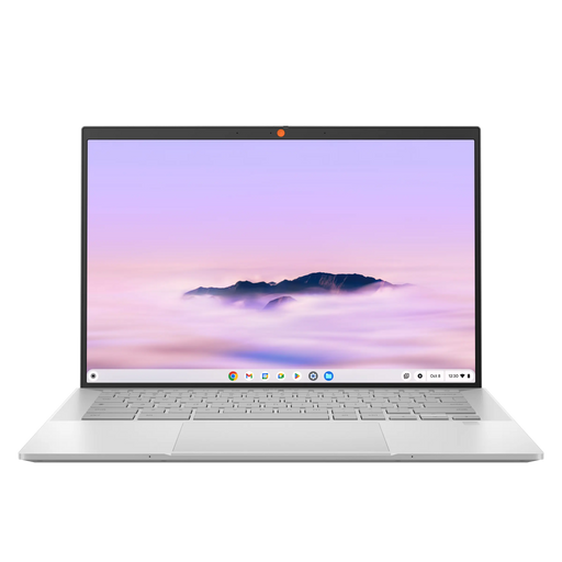 ASUS ExpertBook CX54 Chromebook Plus Enterprise (CX5403)-Intel® Core™ Ultra 7 Processor 155U Intel® AI Boost NPU / 8MP Cam / 16 GB LPDDR5X on Bd. / 512GB PCIEx4 / Backlit Chiclet KB / Fog Silver Asus