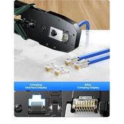 UGREEN RJ45 Crimping Tool NW304 (35971) – 3-in-1 Ethernet Cable Crimper, Cutter & Stripper for CAT5/CAT6/CAT7/CAT8 TeckPot