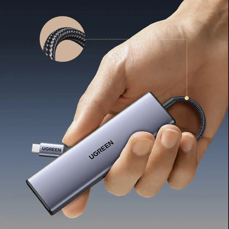 UGREEN 9-in-1 USB-C Docking Station 4K HDMI 100W PD 5Gbps USB 3.0 SD/TF Gigabit Ethernet Audio MacBook Windows Chromebook 15600 Ugreen