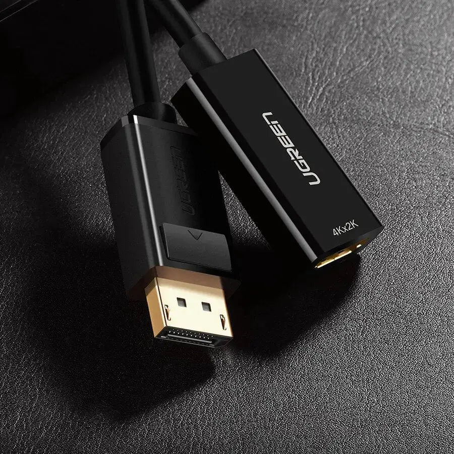 UGREEN MM137 gold-plated DisplayPort male plug and HDMI female adapter socket