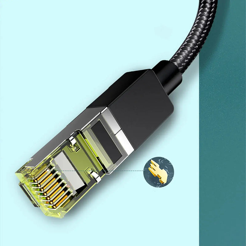 UGREEN  3m Cat7 Shielded Ethernet Cable, Braided RJ45 Network Cable, – Model (80424) TeckPot