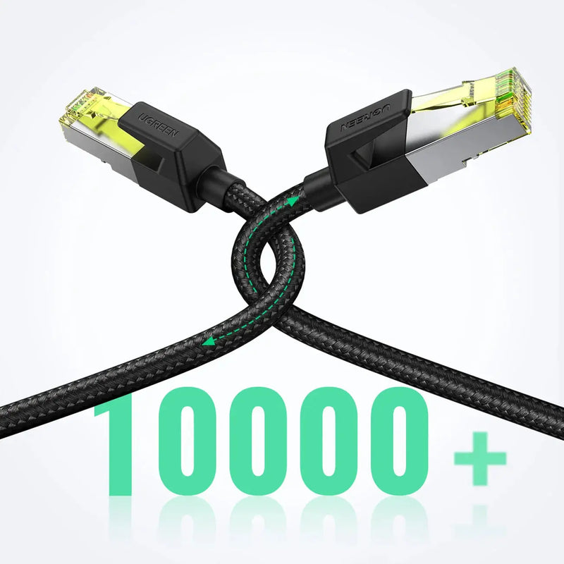 UGREEN  3m Cat7 Shielded Ethernet Cable, Braided RJ45 Network Cable, – Model (80424) TeckPot
