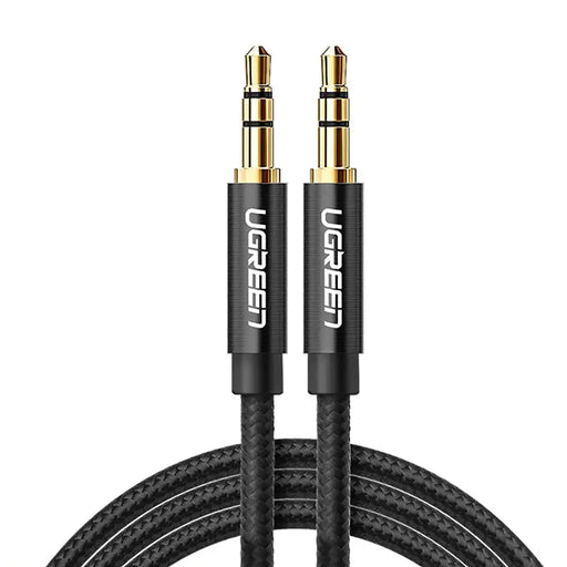 UGREEN 3.5mm Aux Cable 2M Gold Plated Braided Stereo Audio Cable for Car Headphones Speakers iPhone iPad Sony 50363 Ugreen