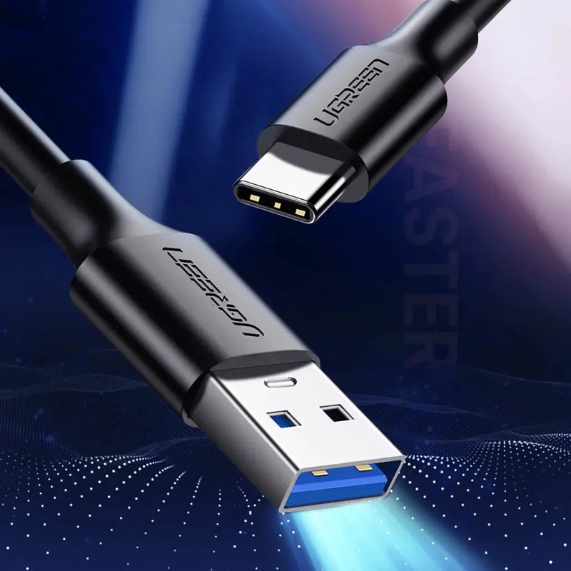 UGREEN  1m USB 3.0 Type-A Male to USB-C Male Cable, Nickel-Plated Connectors, 20882 TeckPot