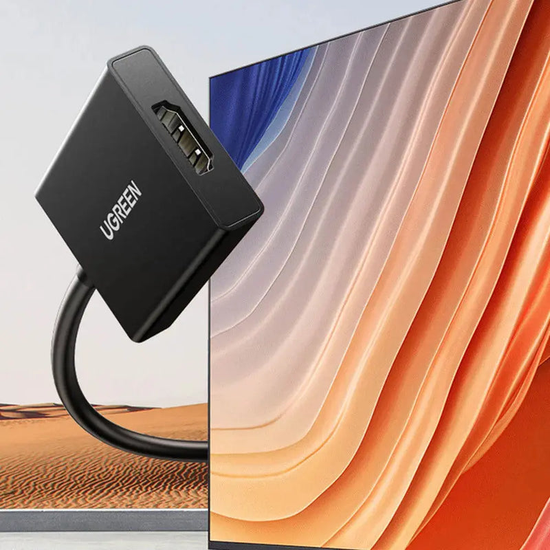 UGREEN VGA to HDMI Converter Adapter Male to Female 1080P 60Hz Video Audio Sync USB-C Power 3.5mm Audio Cable 1M (50945) Ugreen