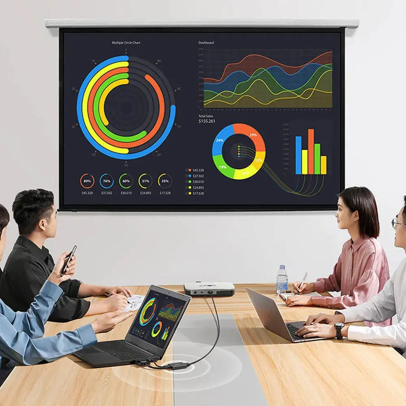 UGREEN VGA to HDMI Converter Adapter Male to Female 1080P 60Hz Video Audio Sync USB-C Power 3.5mm Audio Cable 1M (50945) Ugreen