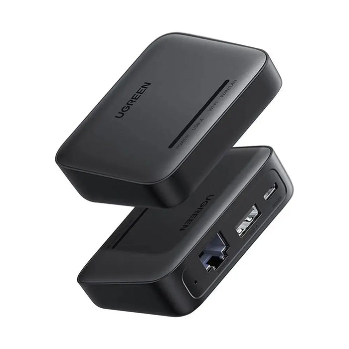 UGREEN USB Print Server Network Printer Adapter Ethernet USB 2.0 LAN Printer Sharing Multiple Users RAW Printers Black 10941 Ugreen