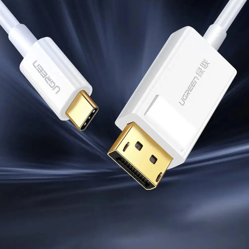 UGREEN USB C to DisplayPort Cable 1.5M Type-C Male DP Female Adapter 4K 30Hz UHD Video MacBook iPad Dell Surface (40420) Ugreen