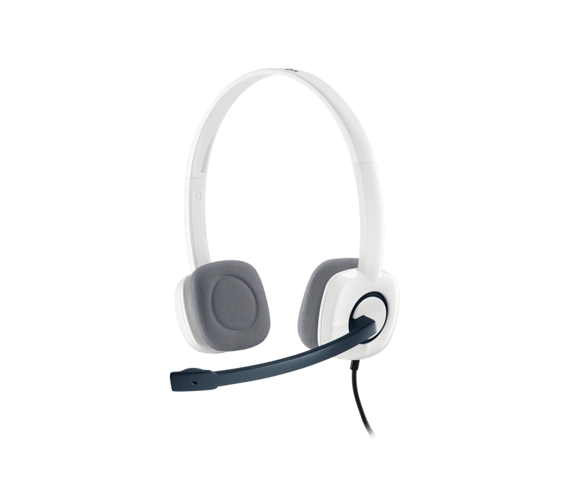 Logitech H150 Stereo Headset – Cloud White