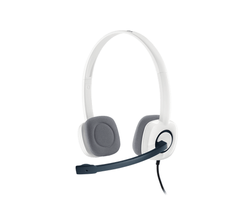 Logitech H150 Stereo Headset – Cloud White